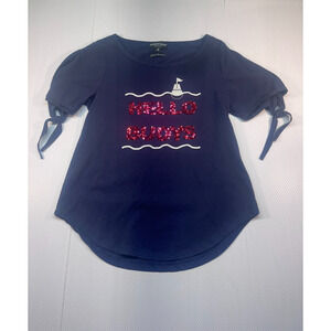 Newport News Women's Cruise Vacation Shirt Size S (0424)